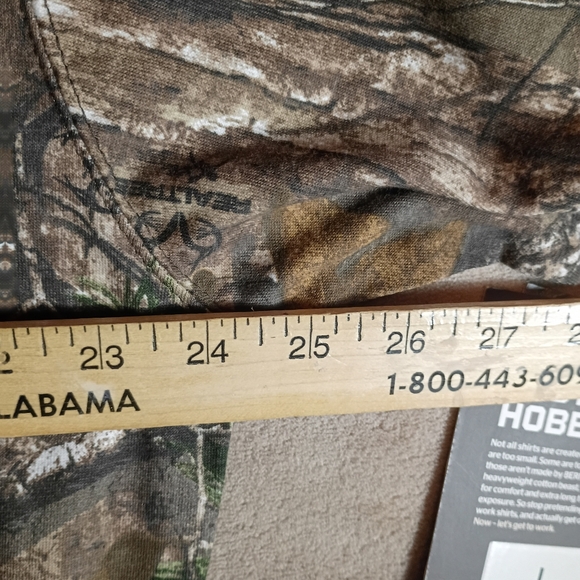 Berne Outdoor Realtree Edge Camo T-Shirt Men’s Large NWT Pocket Tee Hunting Work - Picture 6 of 7